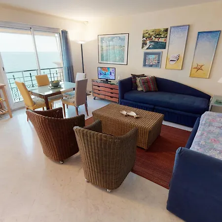 Grand 2p Face Avec Balcon, Parking, Piscine Et En Centre-ville A - Fr-1-196-284 דירה מנטון
